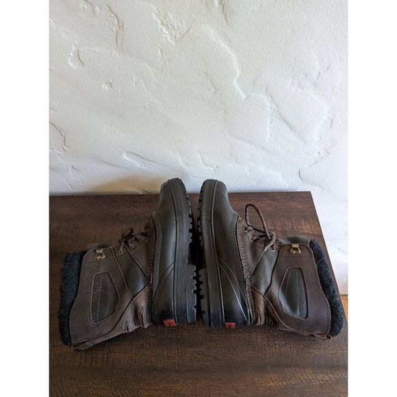 Sorel Women's Leather Lace-up Lined Winter Snow Boots Duck Boots - Size 8 - Picture 5 of 9